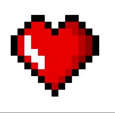pixel heart animation widget