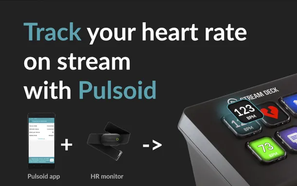 Heart rate streaming becomes even easier with our new Stream Deck plugin!