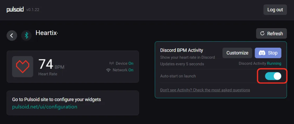 Note: Discord updates may take up to 5 seconds to appear Note: Discord updates may take up to 5 seconds to appear