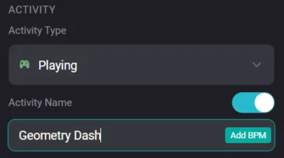 If you leave it empty, Pulsoid will be shown by default If you leave it empty, Pulsoid will be shown by default