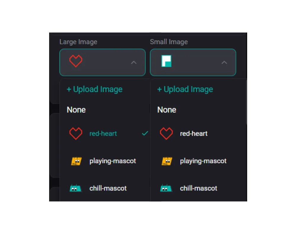 You can upload your own images or GIFs You can upload your own images or GIFs