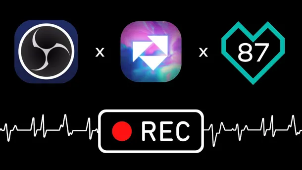 How to Stream and Record Different Scenes in OBS to Show Heart Rate