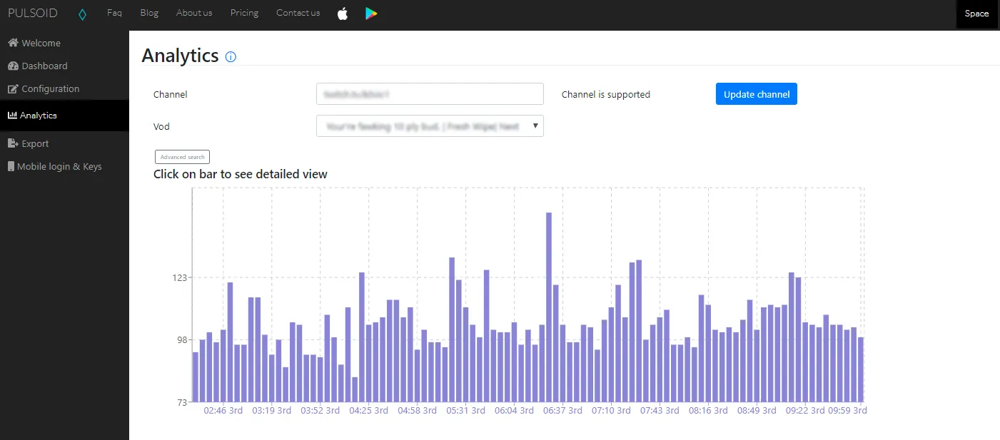 Heart Rate Analytics - Pulsoid