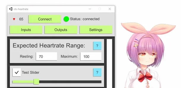Make your heart rate influence your VTube Studio avatar directly
