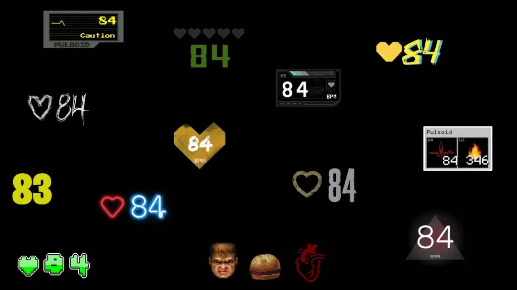 Beat Saber, Dead by Daylight, Fortnite, Phasmophobia, Resident Evil, Valorant heart rate on stream