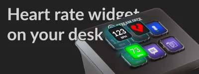 show heart rate on Stream Deck